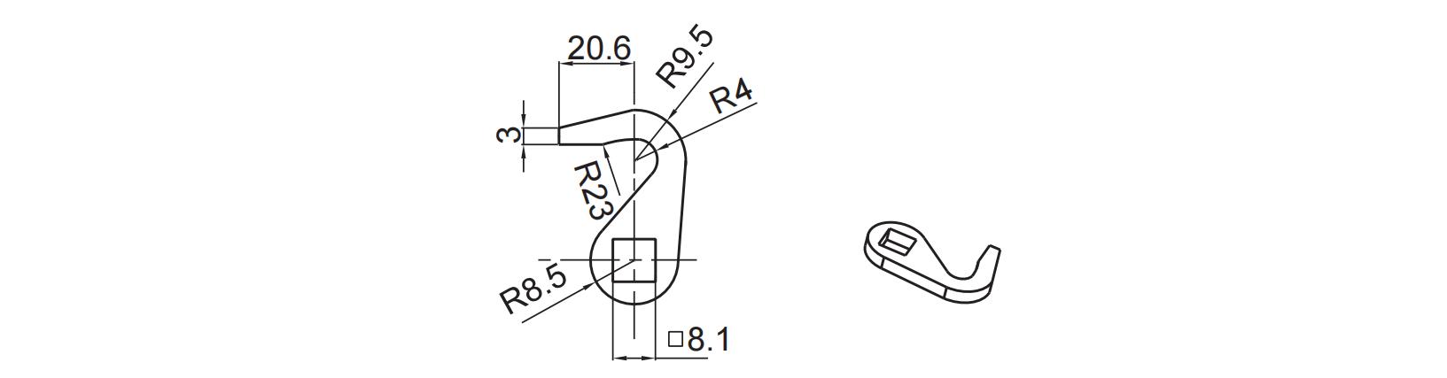 锁舌 9100-1703系列