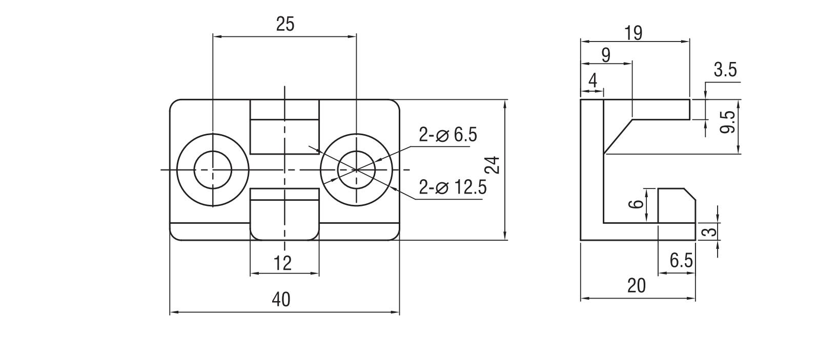 拉杆附件 9401-4024系列 固定件