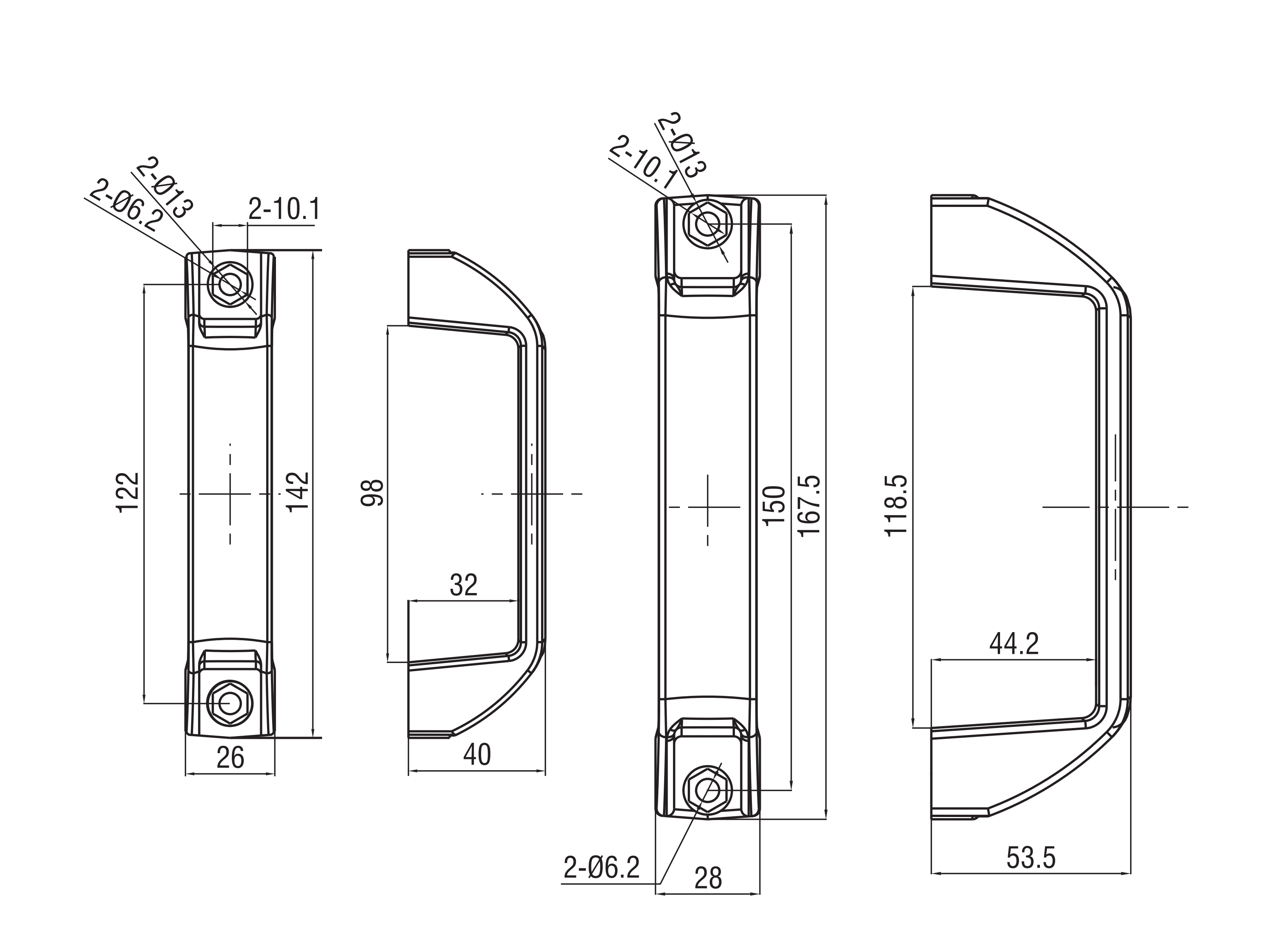 U型拉手 3201系列